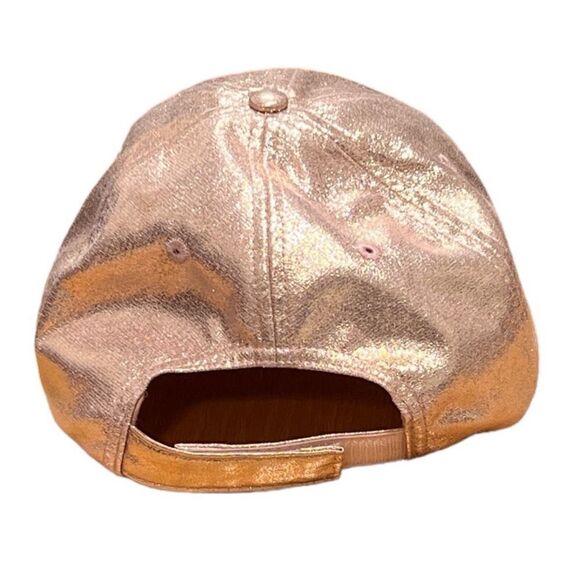 Disney Parks Metallic Rose Gold Mickey Mouse
Adult Hat New No Tags